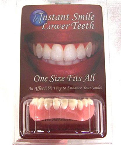 Instant Smile Perfect Teeth Fake Veneers Pair of Bottom Teeth Only