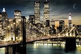Manhattan Lights 24X36 Poster New York Photo 33389 Poster Print, 36x24 Poster Print, 36x24