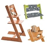 Stokke Tripp Trapp High Chair, Cushion and Baby Rail
