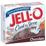 Jell-O Cook and Serve Pudding and Pie Filling, Chocolate, 3.4-Ounce Boxes (Pack of 24)
