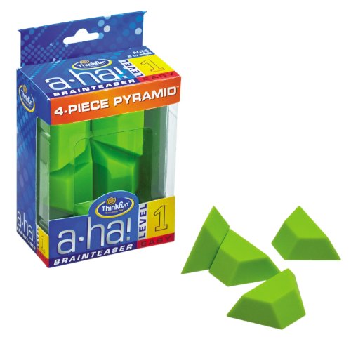 A-ha! 4 Piece Pyramid Brainteasers