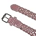 CTM® Girls' Metallic Braided Belt