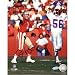 Steiner Sports NCAA Joe Montana Passing Under Pressure from Lawrence Taylor Autographed 8-by-10-Inch Photograph