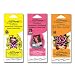 3-PACK Ed Hardy Car Air Freshener Lemon, Peach, Strawberry