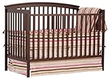 Stork Craft Bradford Fixed Side Convertible Crib, Cherry