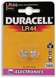 Electronics : Duracell Battery Alkaline for Calculator or Pager 1.5V Ref LR44 [Pack 2]