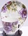 Fine Bone China Cup and Saucer Purple Pansy Chintz