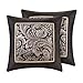 MP30-1538 Madison Park Aubrey Jacquard Square pillow Pair