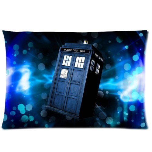 Funny fashion Doctor Who Custom Rectangle Pillowcase Covers Standard Size 20