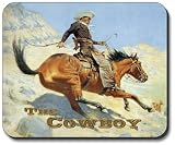Horse/The Cowboy Mouse Pad