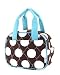 Belvah Quilted Super Jumbo Dots Bag Lunch Bag Br/tq