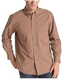 IZOD Mens Long Sleeve Button Down Corded Poplin Woven Shirt