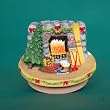 Winter Fireplace Candle Topper by Annalee Winter Fireplace Candle Topper by Annalee
