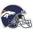 Denver Broncos 12" Vinyl Magnet Set Of 2