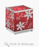 51I1i0wjcuL. SL160  SNOWFLAKE VOTIVE CHRISTMAS HOLIDAY THEME CANDLE HOLDER