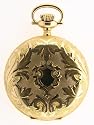 Elgin 14k Gold pocket watch, highly detailed case, circa 1920