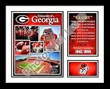 University of Georgia Bulldogs NCAA Framed Photograph UGA Milestone Collage