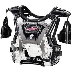 Thor MX Quadrant Protector Women's Roost Deflector Motocross Motorcycle Body Armor - Clear/Black