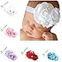 Roewell Baby-Girls' Hair Bows, Crystal Flower (5 Pack)