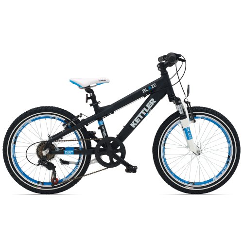 Kettler Jungen Fahrrad Blaze 20", black matt, Rahmenh&ouml;he: 31 cm, Reifengr&ouml;&szlig;e: 20 Zoll (51 cm), KB234-031