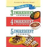 3 Books in 1 3-4-5- Ingredient Cookbook