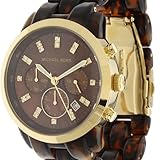 Michael Kors Women's MK5216 Chronograph Tortoise Watch