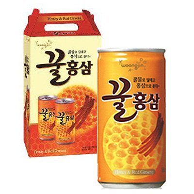 Kết quả hình ảnh cho WOONGJIN HONEY & RED GINSENG DRINK