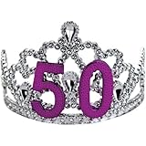 BigMouth Inc 50th Birthday Silver Tiara