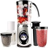 Andrew James Multifunctional 4 in 1 Smoothie Maker, Blender, Grinder, Juicer