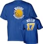 Chris Mullin Blue Majestic Throwback Player Name and Number Golden State Warriors T-Shirt