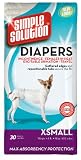 Simple Solution Disposable Diapers, Extra-Small, 30-Count Image