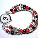 University of Georgia Bulldogs Beaded Watch