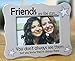 BANBERRY DESIGNS Friend Picture Frame - Birthday Gift for Female Friends - Bestie Photo Frame - Sentimental Saying - Frame measures 8