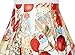 Pleated Midi Skirt for Women Floral a Line Skirt with Pockets (XL)