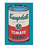 Kunstdruck Poster: Andy Warhol "Campbells Soup Can (Tomato)" 28 x 36