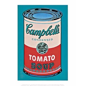 Affiche: Andy Warhol "Campbell's Soup Can (Tomato)" 28 x 36