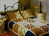 3 PC. HAMPTON MATELASSE RUSTIC QUILT SET W/ SHAMS KING