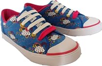 Babycham Blue Arrow Lacer Trainers