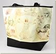 Salamander Graphix - Adult Da Vinci "Vitruvian Man" Tote Bag