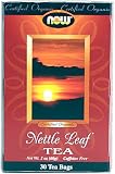 NOW Foods Organic Nettle Leaf Tea,   30 Count 2 Ounce Boxes (Pack of 5)
