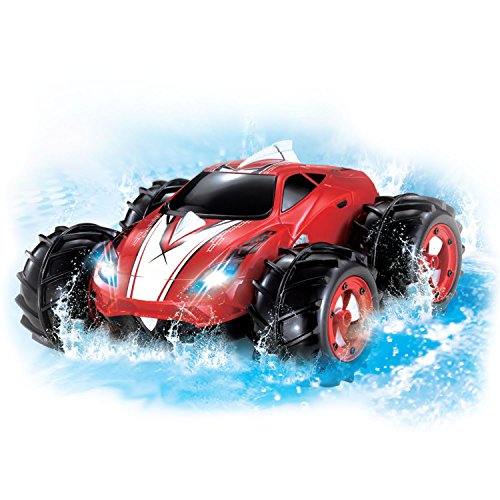 Kidirace aqua stunt amphibious 360 degree spin remote c…