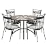 Rialto Table 4 Chairs Set