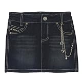 Girls' Xhilaration Charm Denim Skirt
