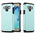 J&D Case Compatible for Galaxy On5 - Heavy Duty Dual Layer Hybrid Shock Proof Protective Rugged Bumper Case - Mint