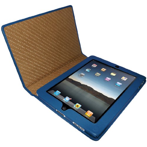 Apple iPad Piel Frama Blue Magnetic Leather Cover On Sale