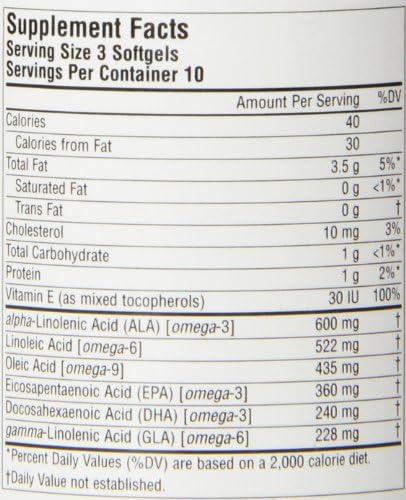 Source Naturals Complete Essential Fatty Acids Omega 3,6,9 EFA Complex 30 softgels