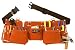 BOURN TOUGH LCP-19 Extra capacity split suede leather contractors tool belt