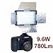 Pro Camera Continuous LED Light with Barndoor for Leica D-lux 4, D-lux 3, S2, V-lux 1, M9, Digilux 3, D Lux3, Fujifilm Finepix S2 Pro, S3 Pro, S5 Pro