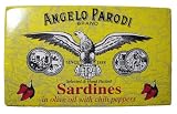 Angelo Parodi Portugese Sardines in Olive Oil with Chili Peppers 120 Grm Tin