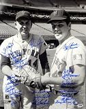 New York Mets Greats Multi Signed Autographed/Hand Signed 16x20 Hodges & Seaver Photo (25 Signatures